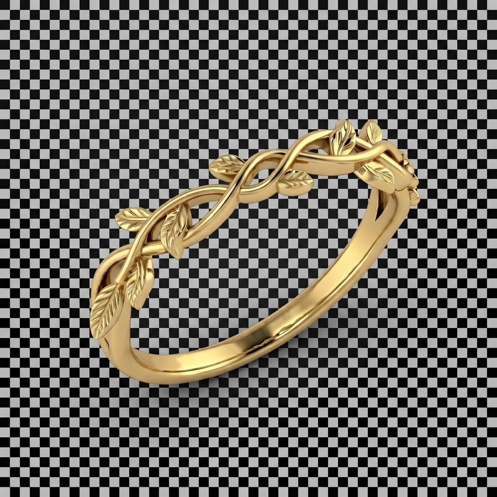 Leaf Vine Ring free 3D printable STL