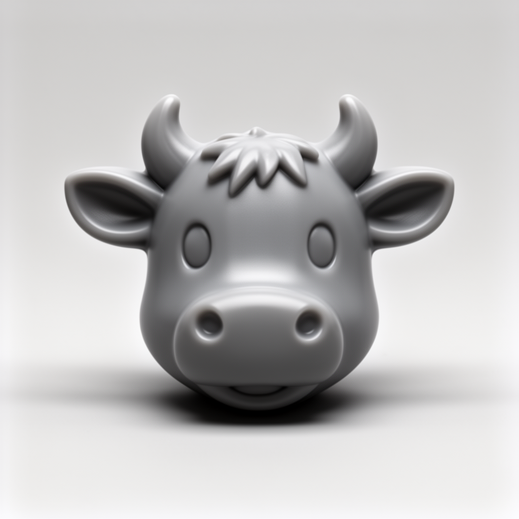 Cute Cow Head Soap free 3D printable STL
