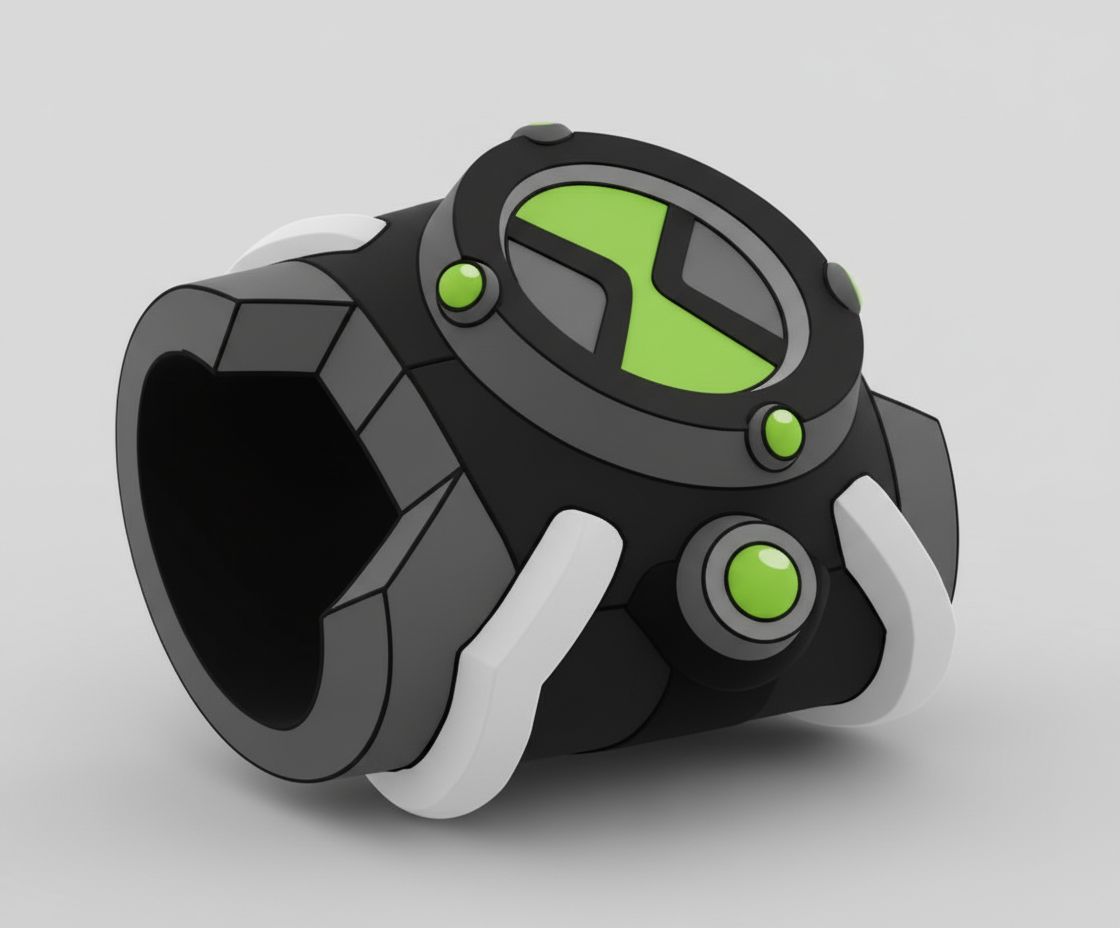 Futuristic Smart Ring free 3D printable STL