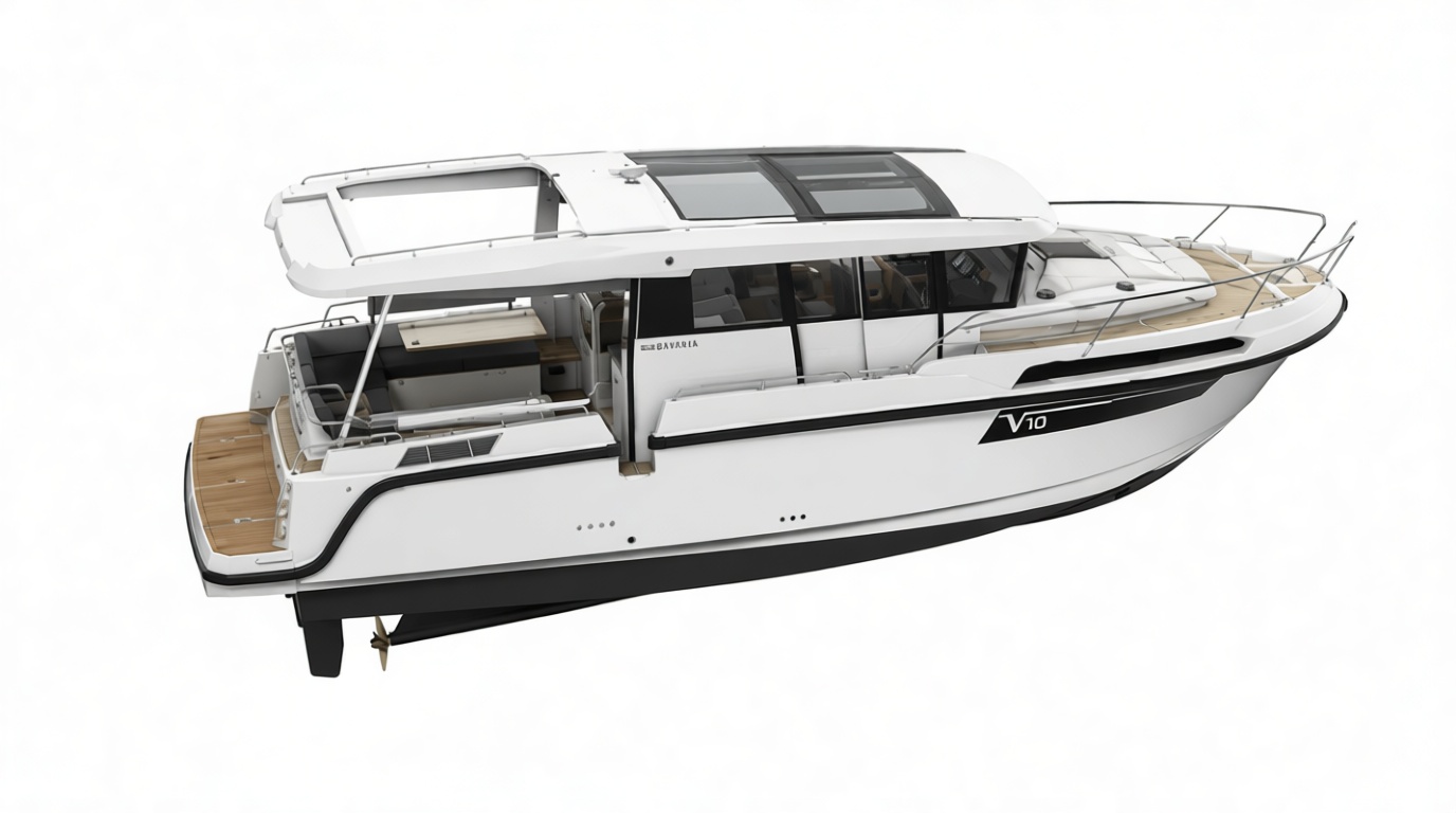 Bavaria V10 Yacht Model free 3D printable STL