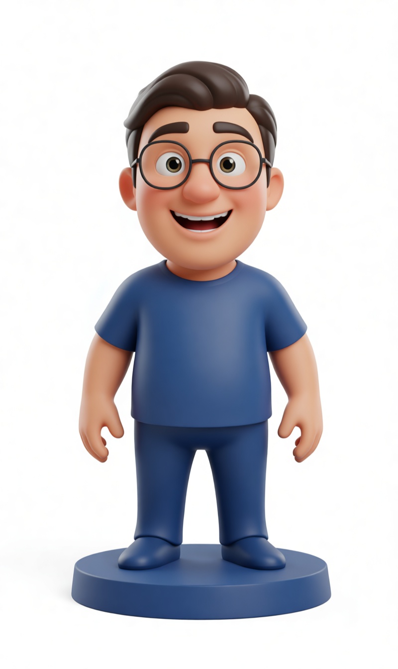 Smiling Man Figurine free 3D printable STL