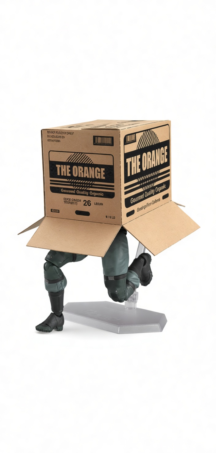The Orange Box Figurine free 3D printable STL