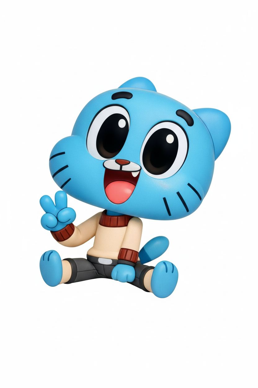 Cute Cartoon Cat free 3D printable STL