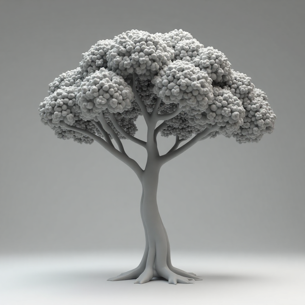 Dwarf Tree Miniature free 3D printable STL