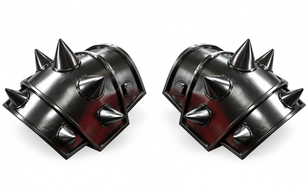 Spiked Shoulder Armor free 3D printable STL