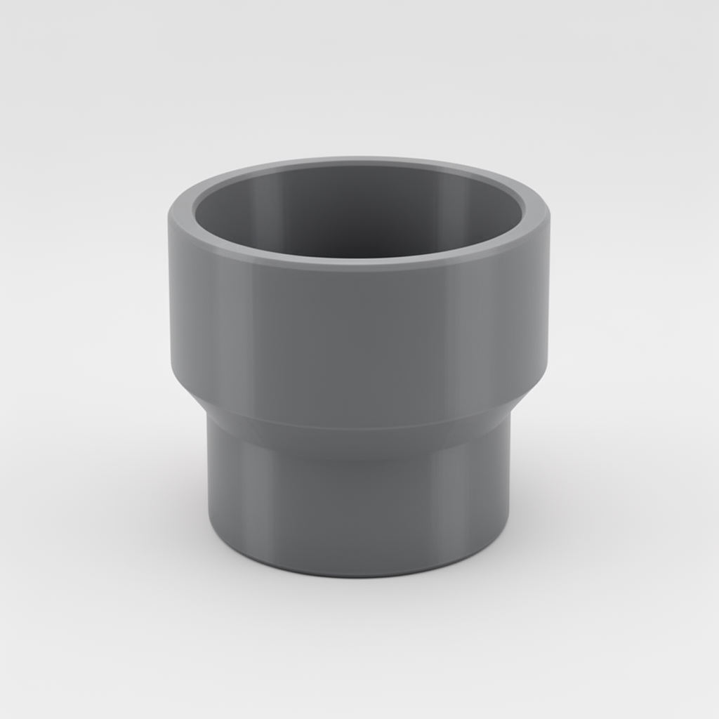 Hollow Pipe Reducer Model free 3D printable STL