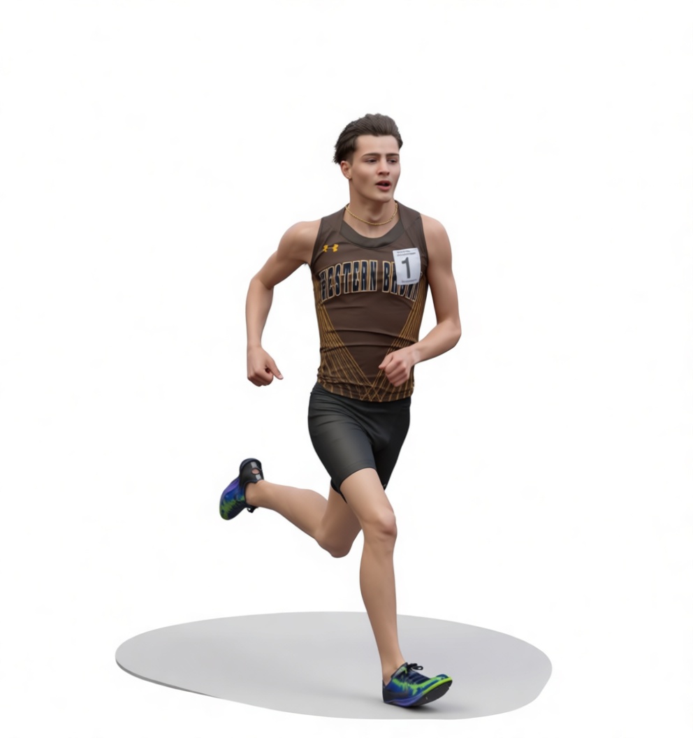 Male Runner Figurine free 3D printable STL