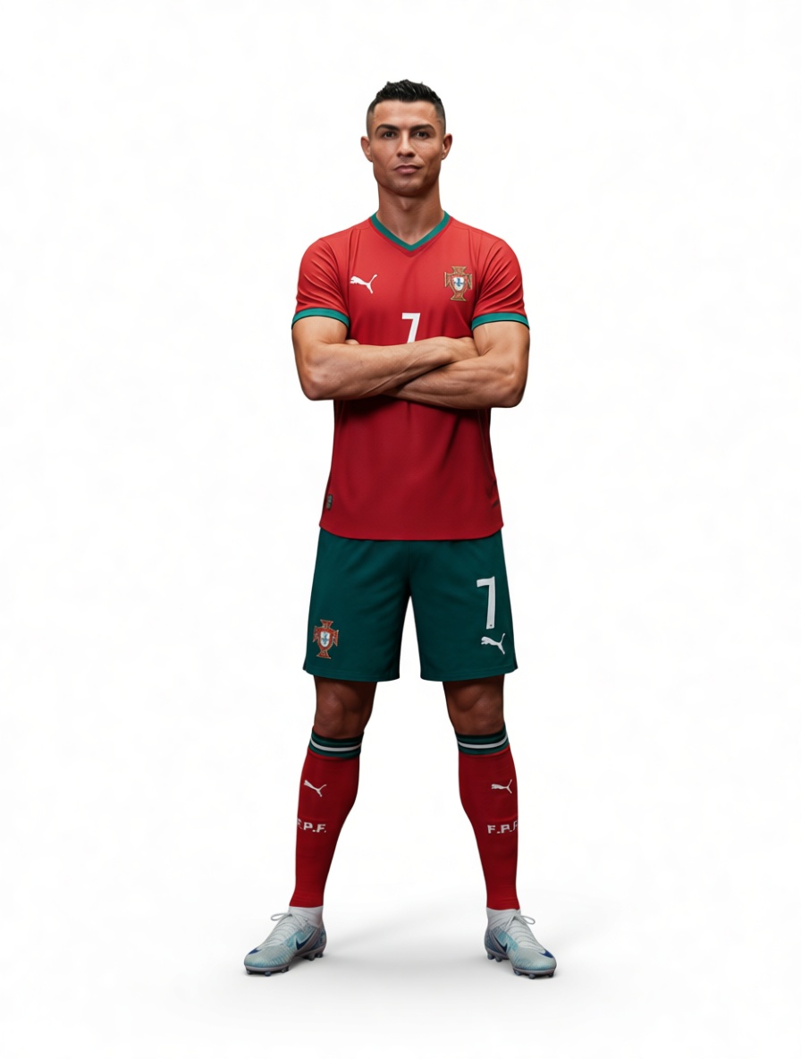 Cristiano Ronaldo Figurine free 3D printable STL