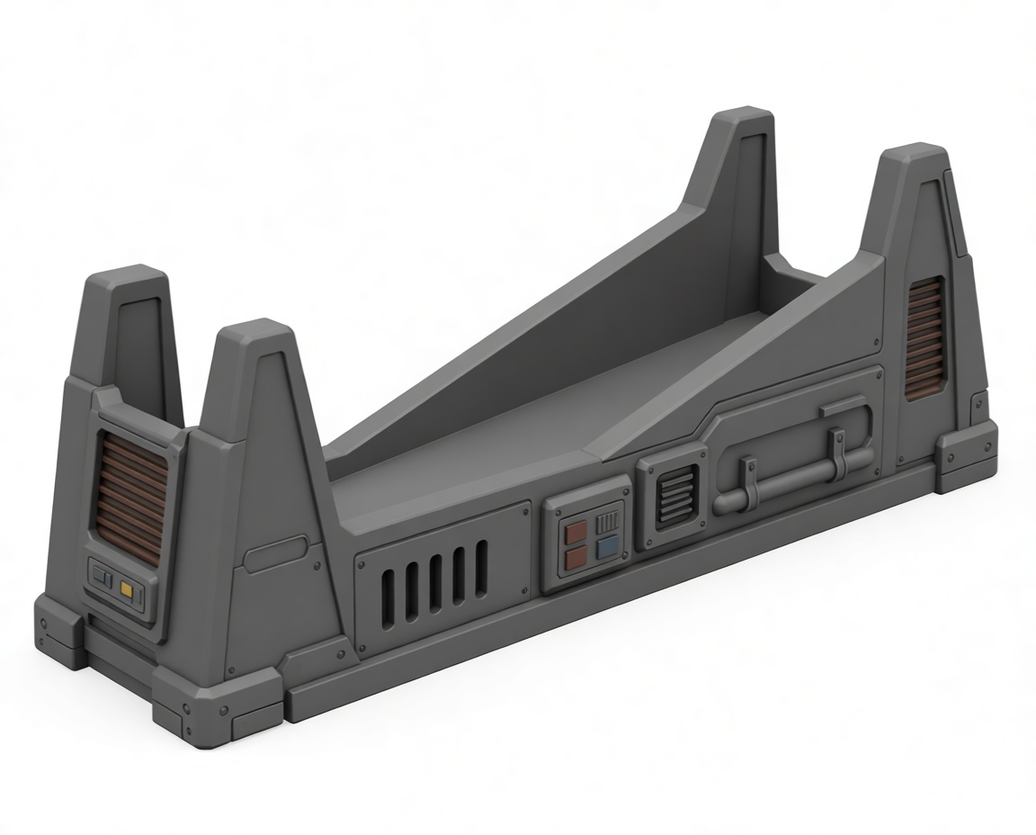 Sci-Fi Crate Rack free 3D printable STL