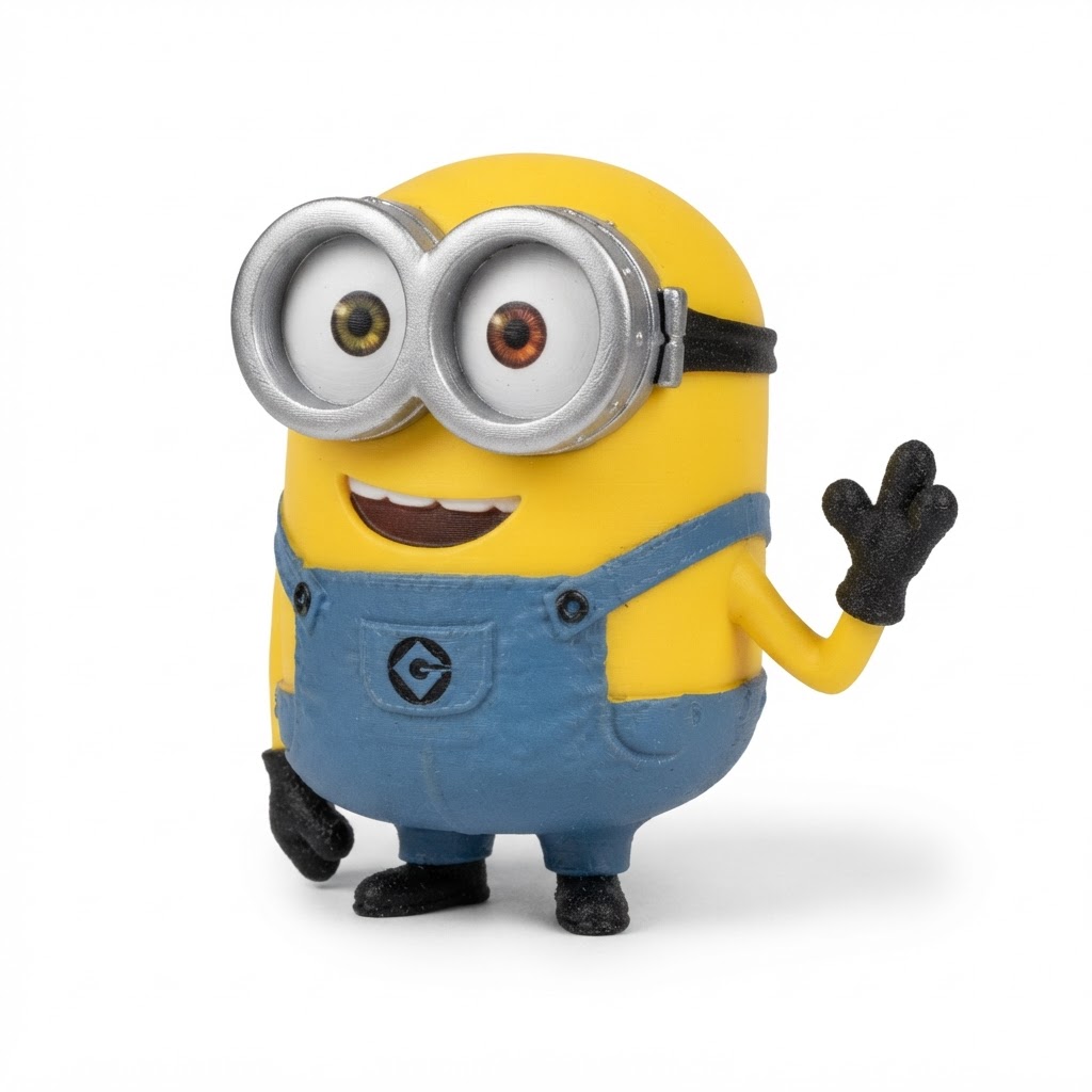 Minion Stuart Figurine free 3D printable STL