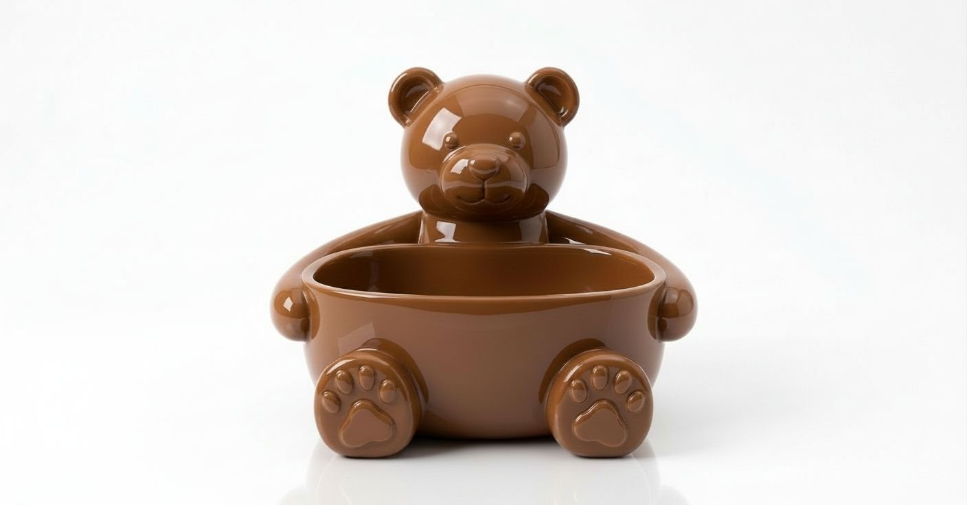 Teddy Bear Bowl free 3D printable STL