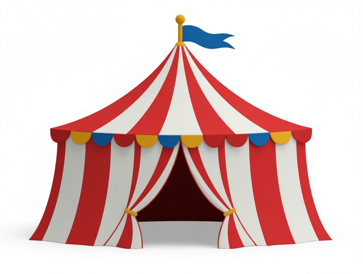 Circus Tent Model free 3D printable STL