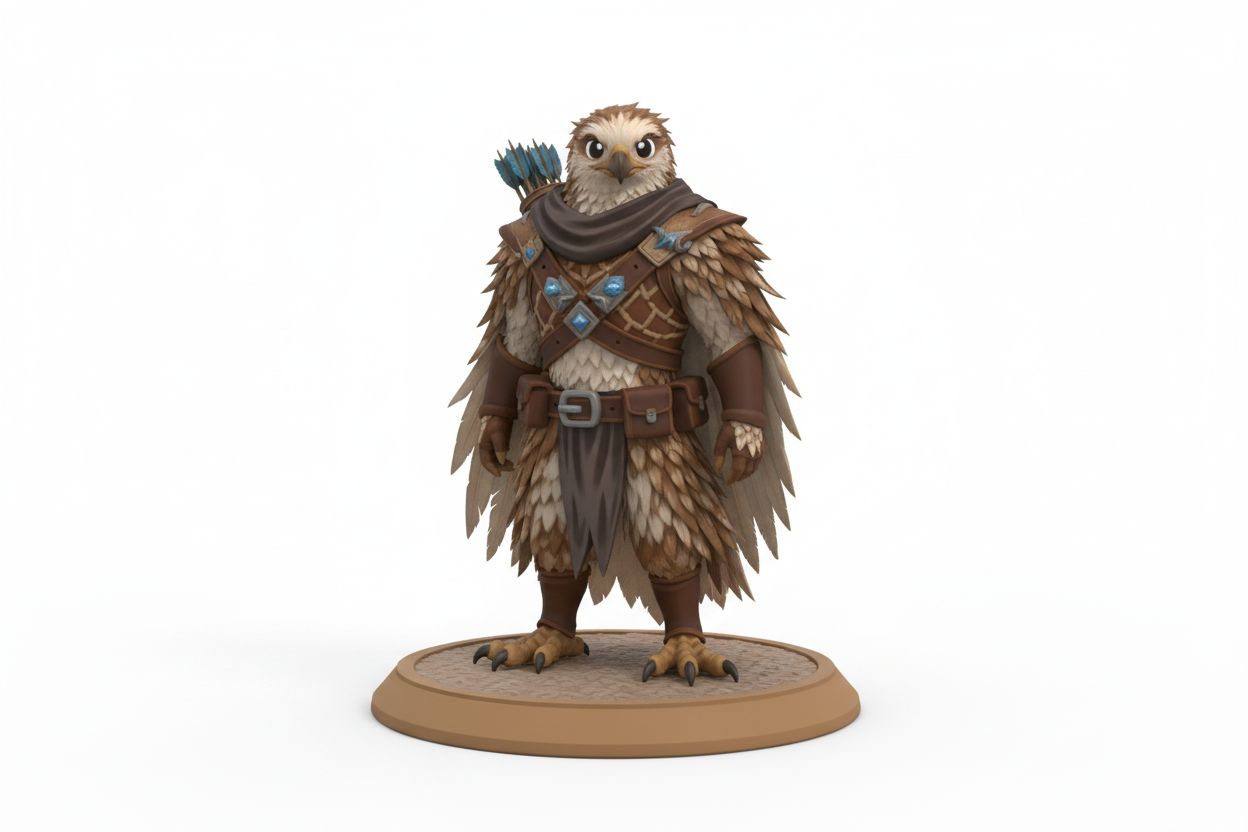 Hawkeye Owl Figure free 3D printable STL