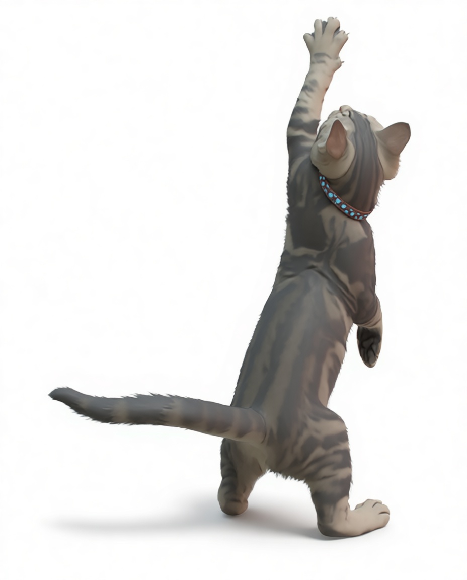 Tabby Cat Figurine free 3D printable STL