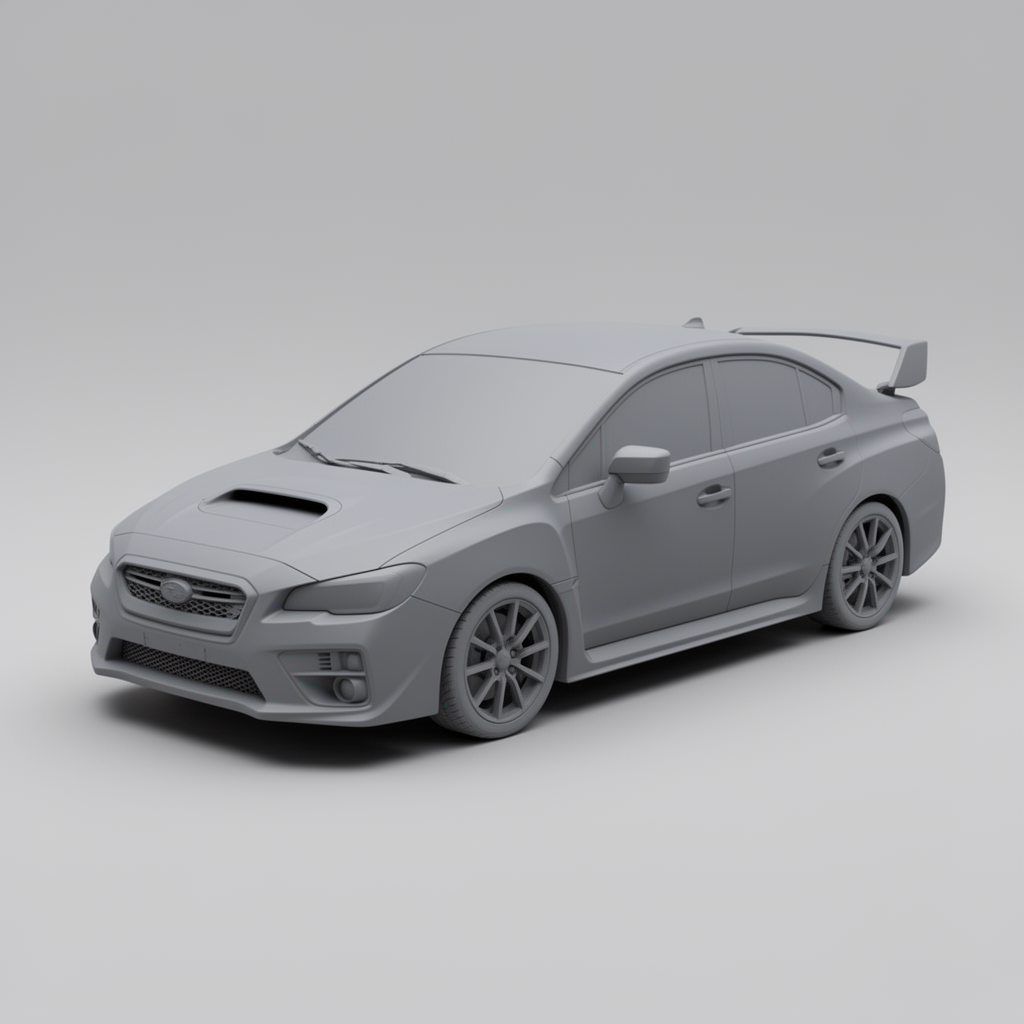 2014 Subaru WRX Model free 3D printable STL