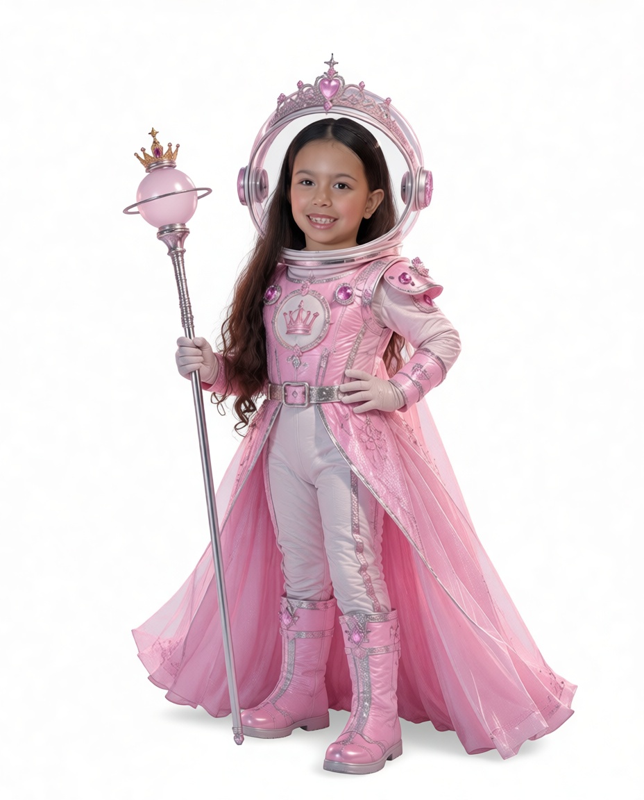 Pink Space Queen Figurine free 3D printable STL