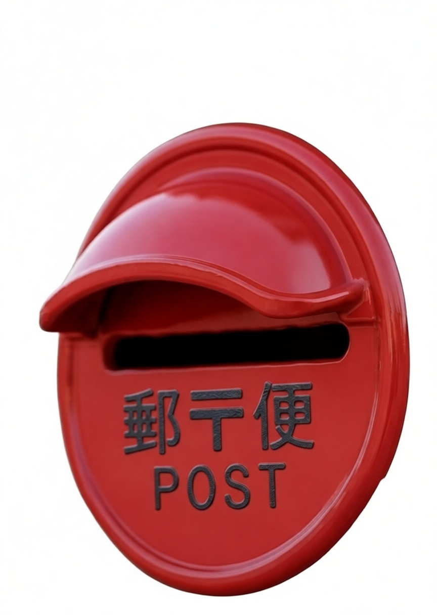 Japanese Round Postbox Model free 3D printable STL