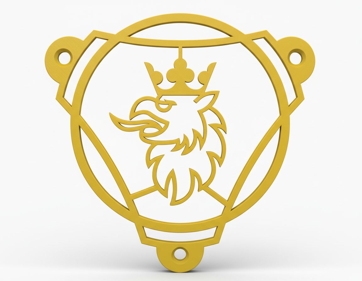 Scania Griffin Emblem free 3D printable STL