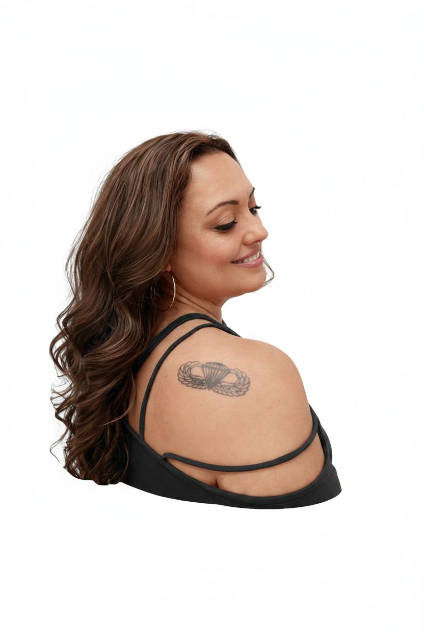 Woman Shoulder Tattoo Figure free 3D printable STL