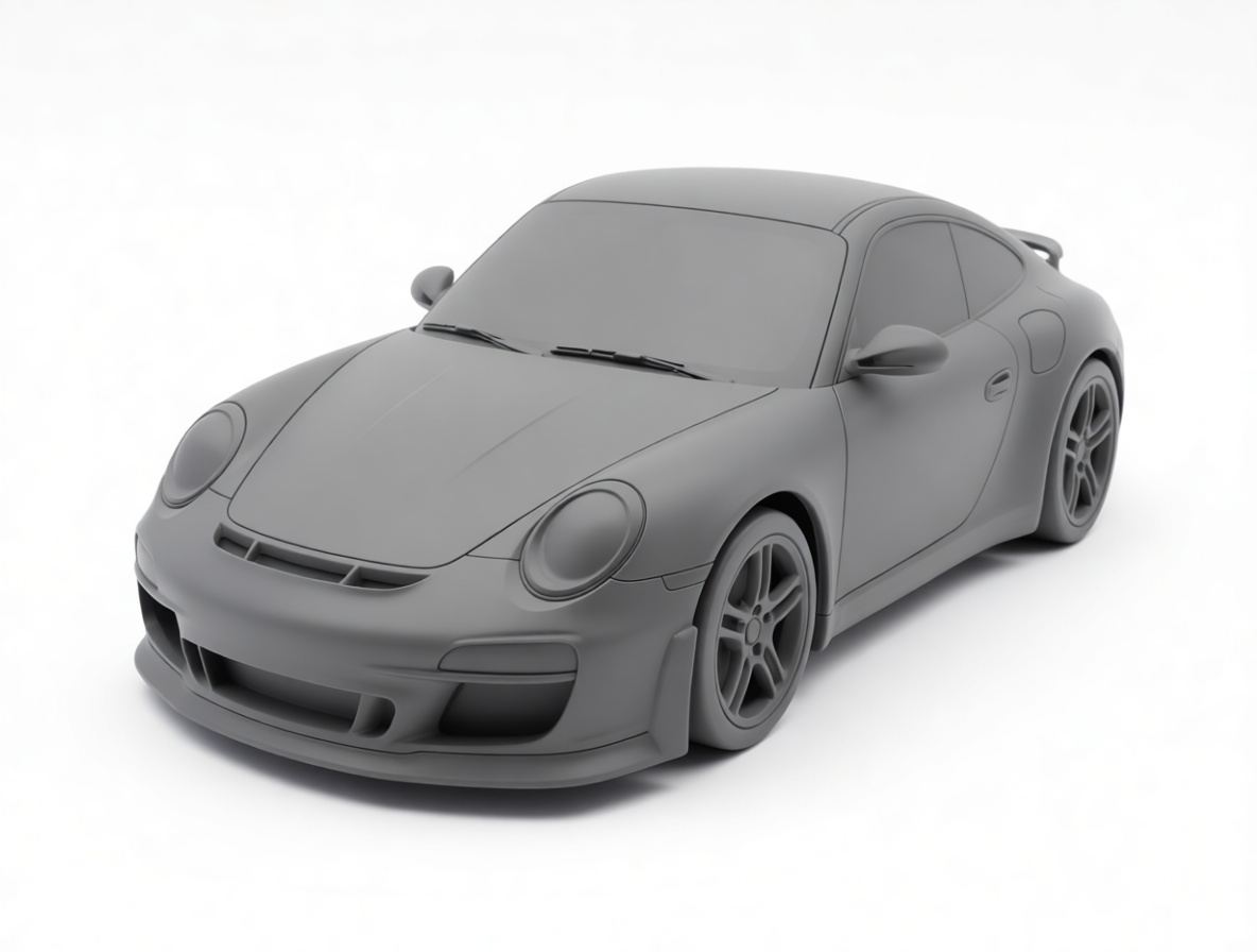 Porsche 911 GT3 Model free 3D printable STL