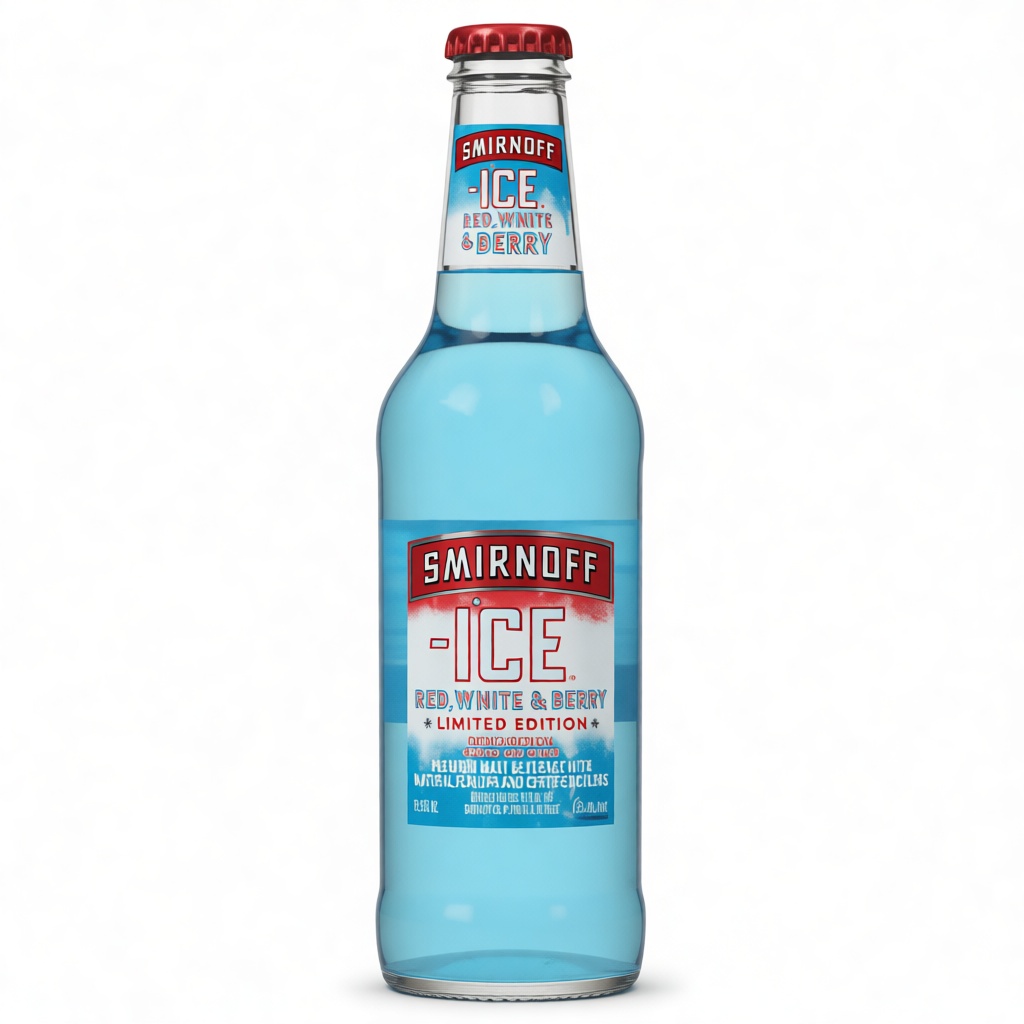 Smirnoff Ice Bottle Model free 3D printable STL