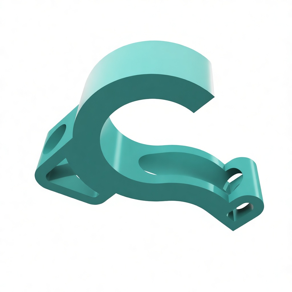 Cable Clamp Model free 3D printable STL