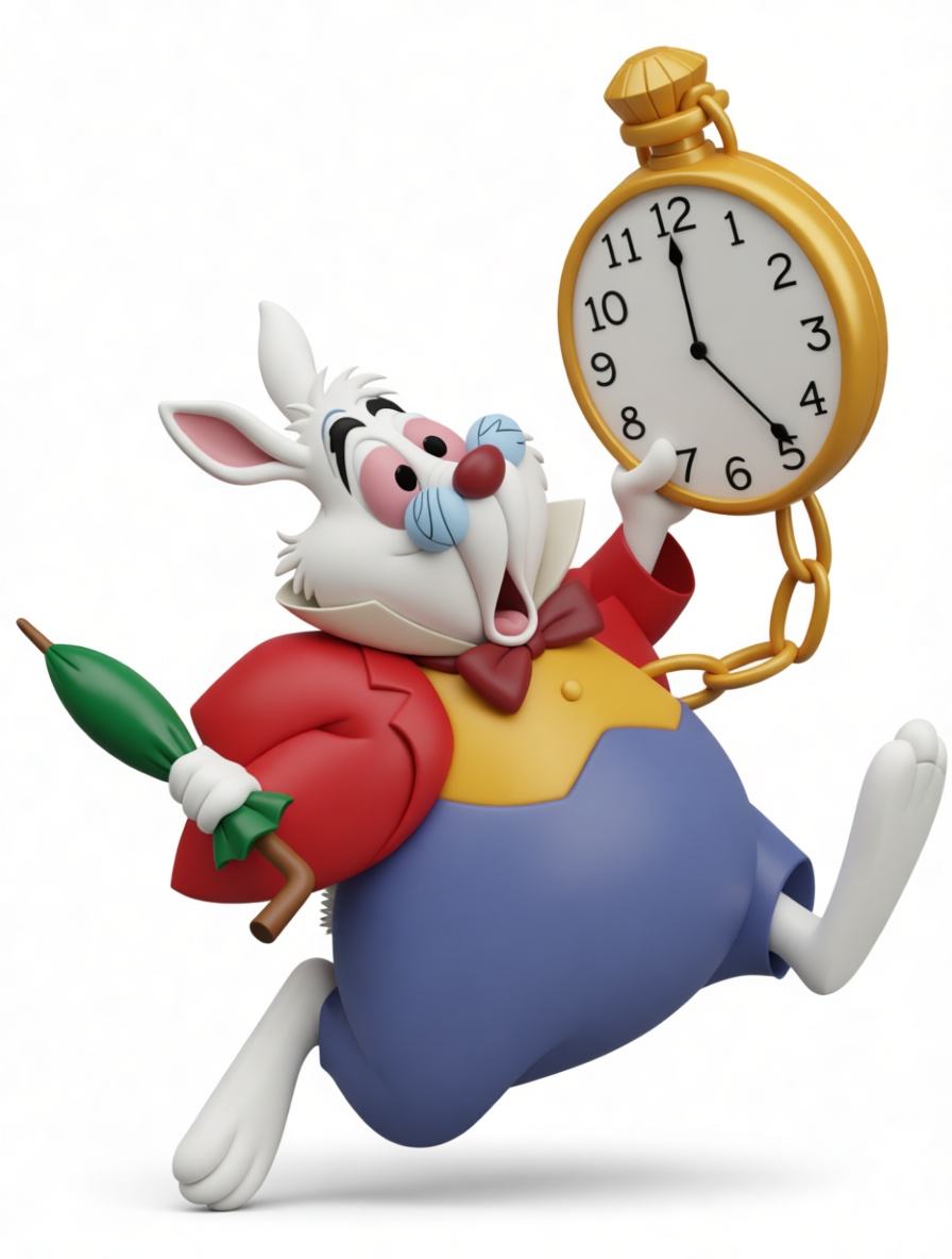 White Rabbit Figurine free 3D printable STL