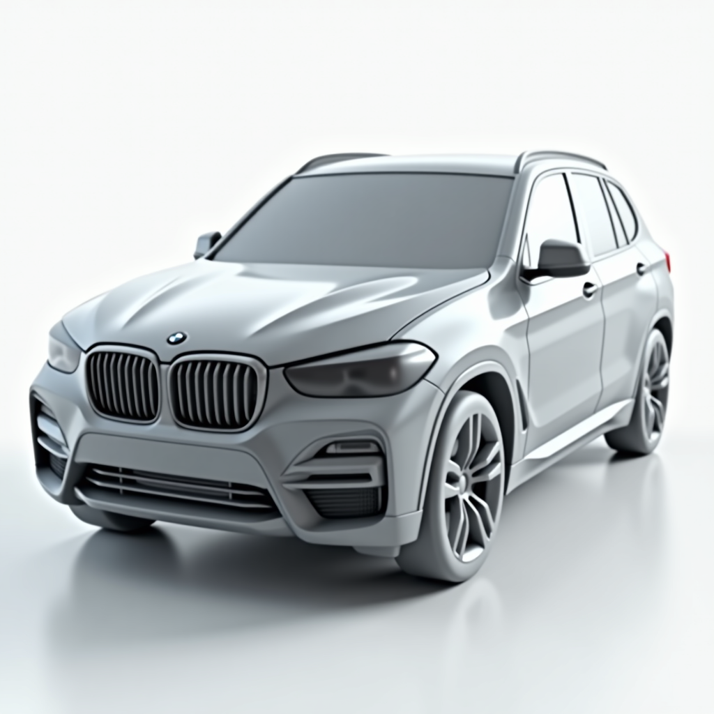 BMW X1 SUV Model free 3D printable STL