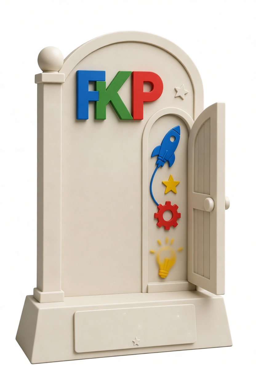 FKP Logo Display Model free 3D printable STL