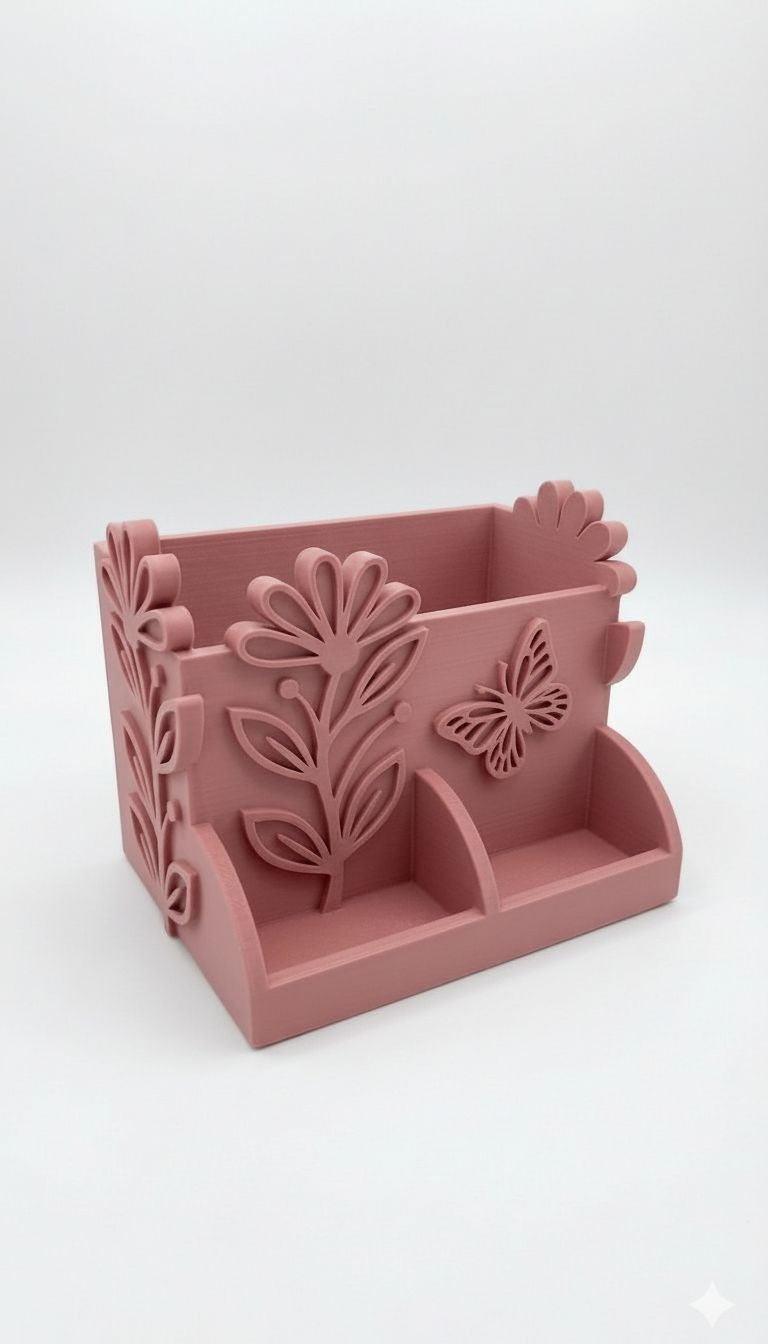 Floral Butterfly Organizer free 3D printable STL
