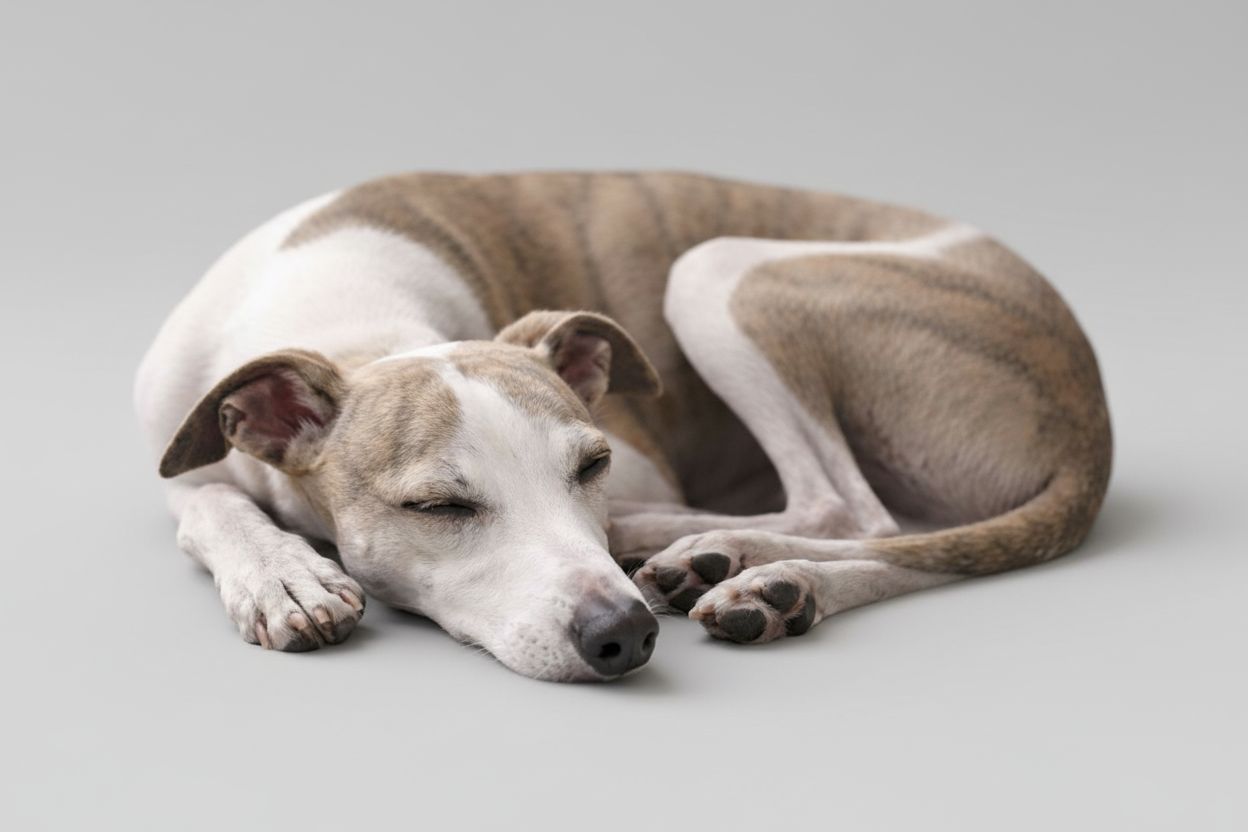 Sleepy Greyhound Pup free 3D printable STL