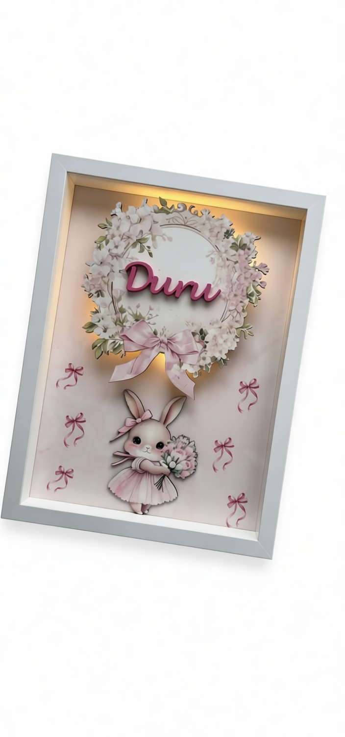 Bunny Girl Wall Art free 3D printable STL