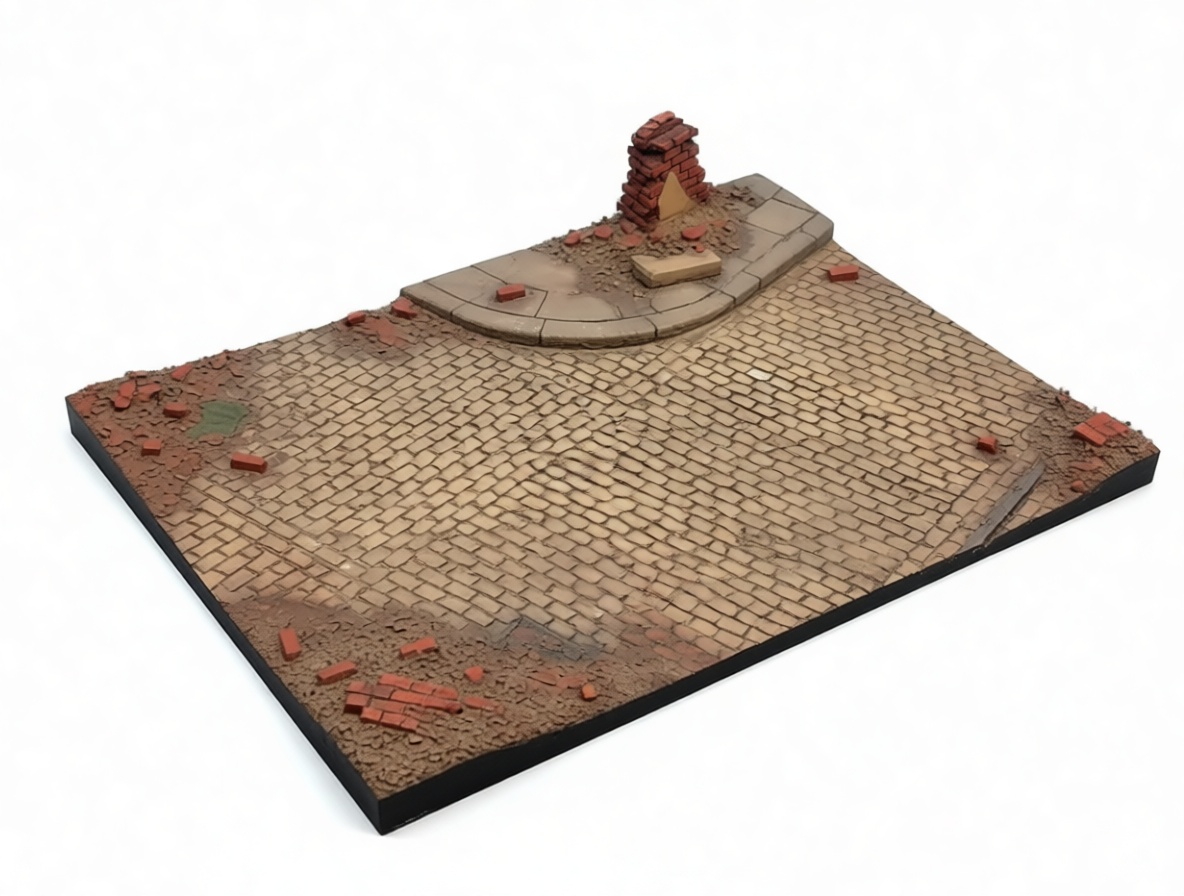 Ruined Street Terrain free 3D printable STL