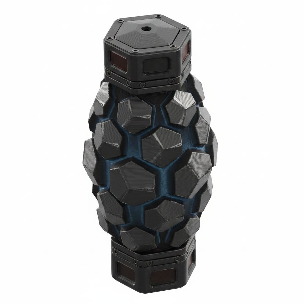 Arc Grenade Model free 3D printable STL
