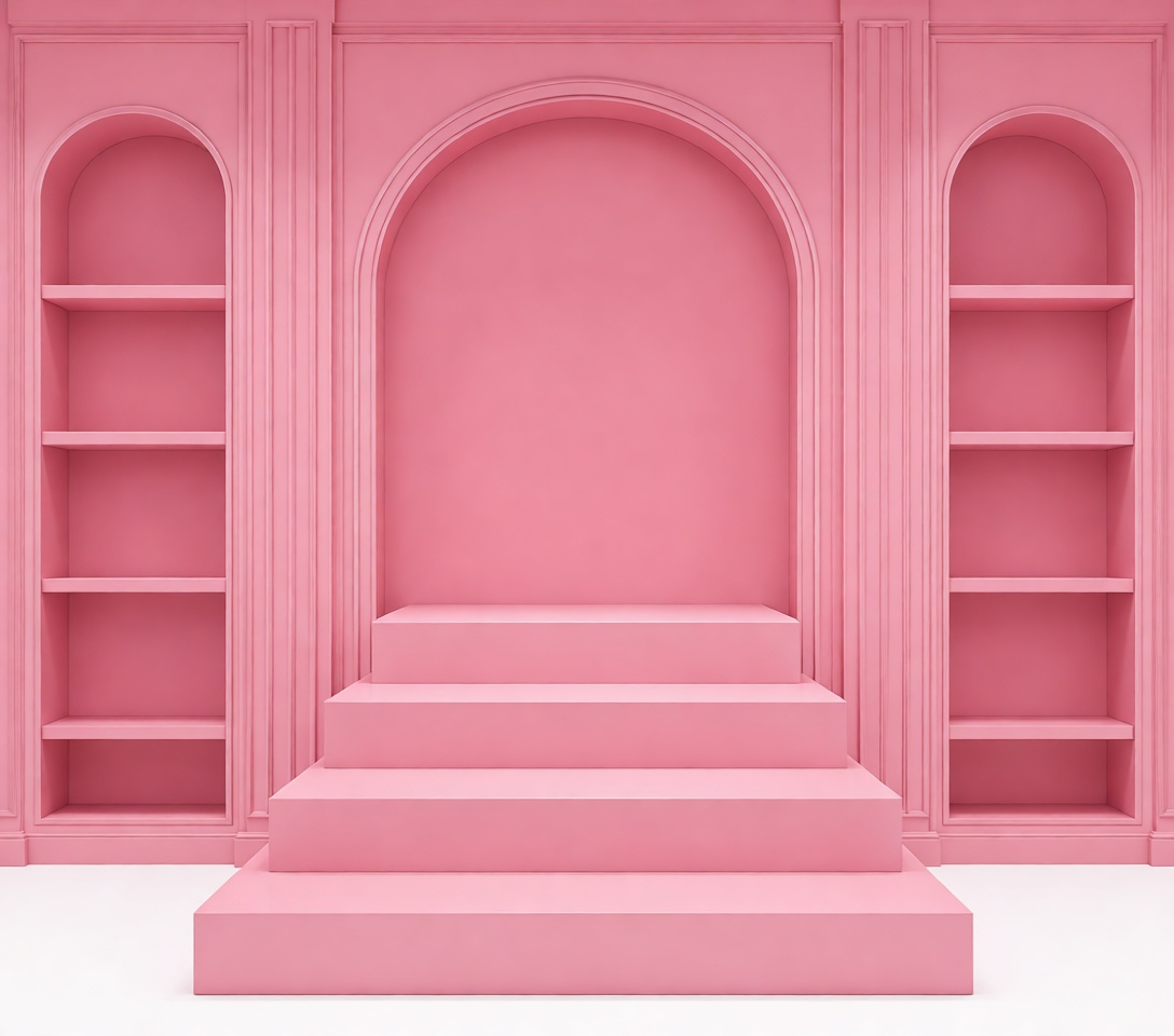 Minimalist Pink Stage free 3D printable STL