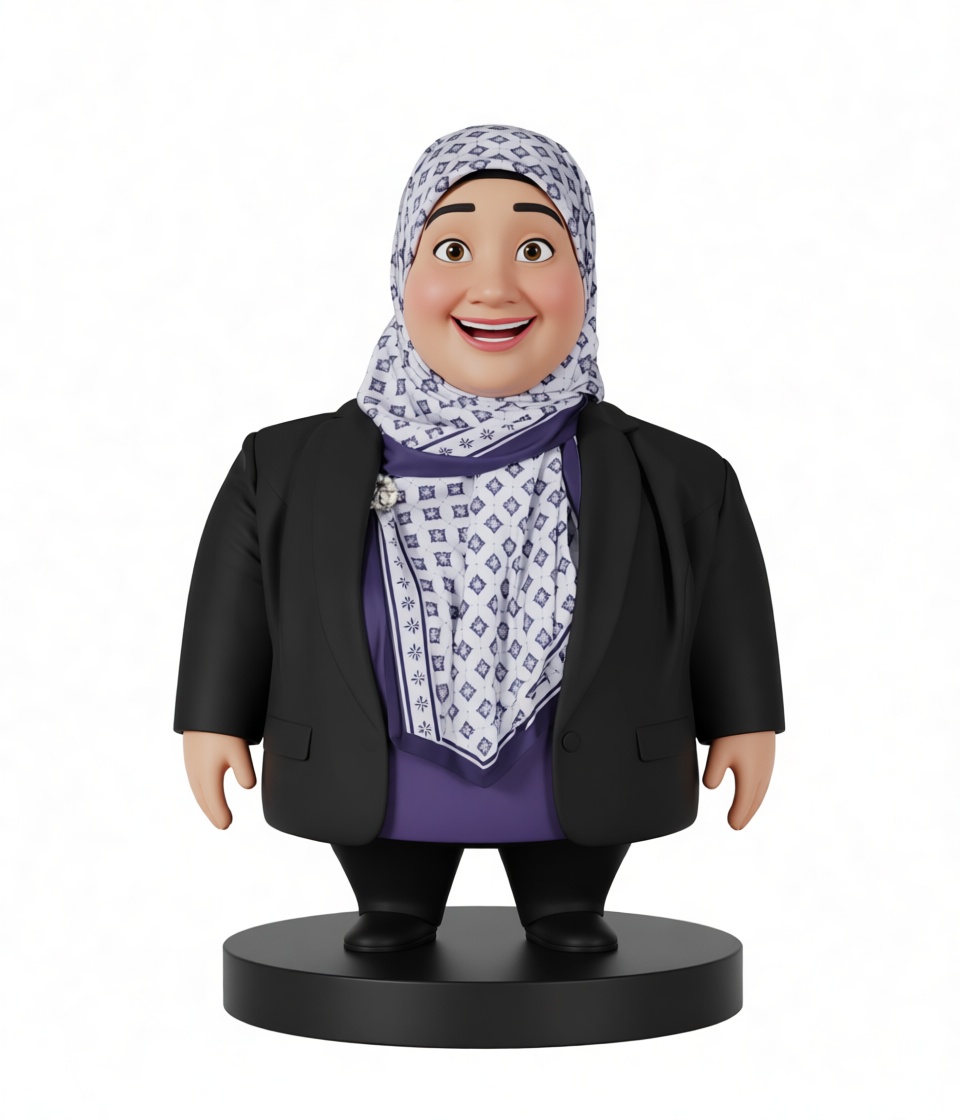 Smiling Woman Figurine free 3D printable STL