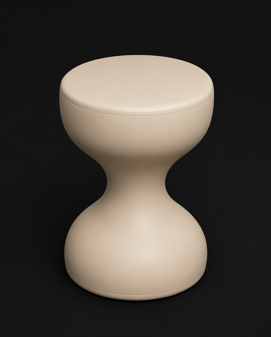 Hourglass Stool Model free 3D printable STL