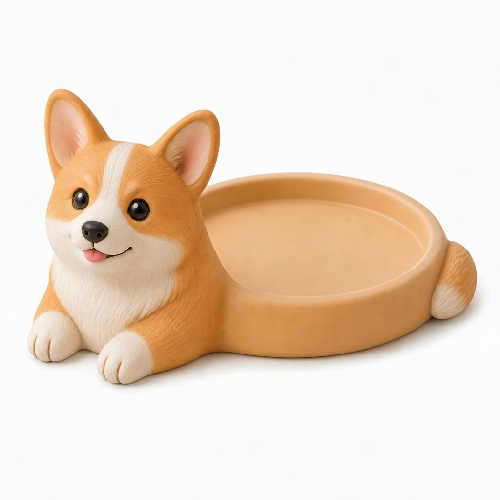 Corgi Dog Tray free 3D printable STL