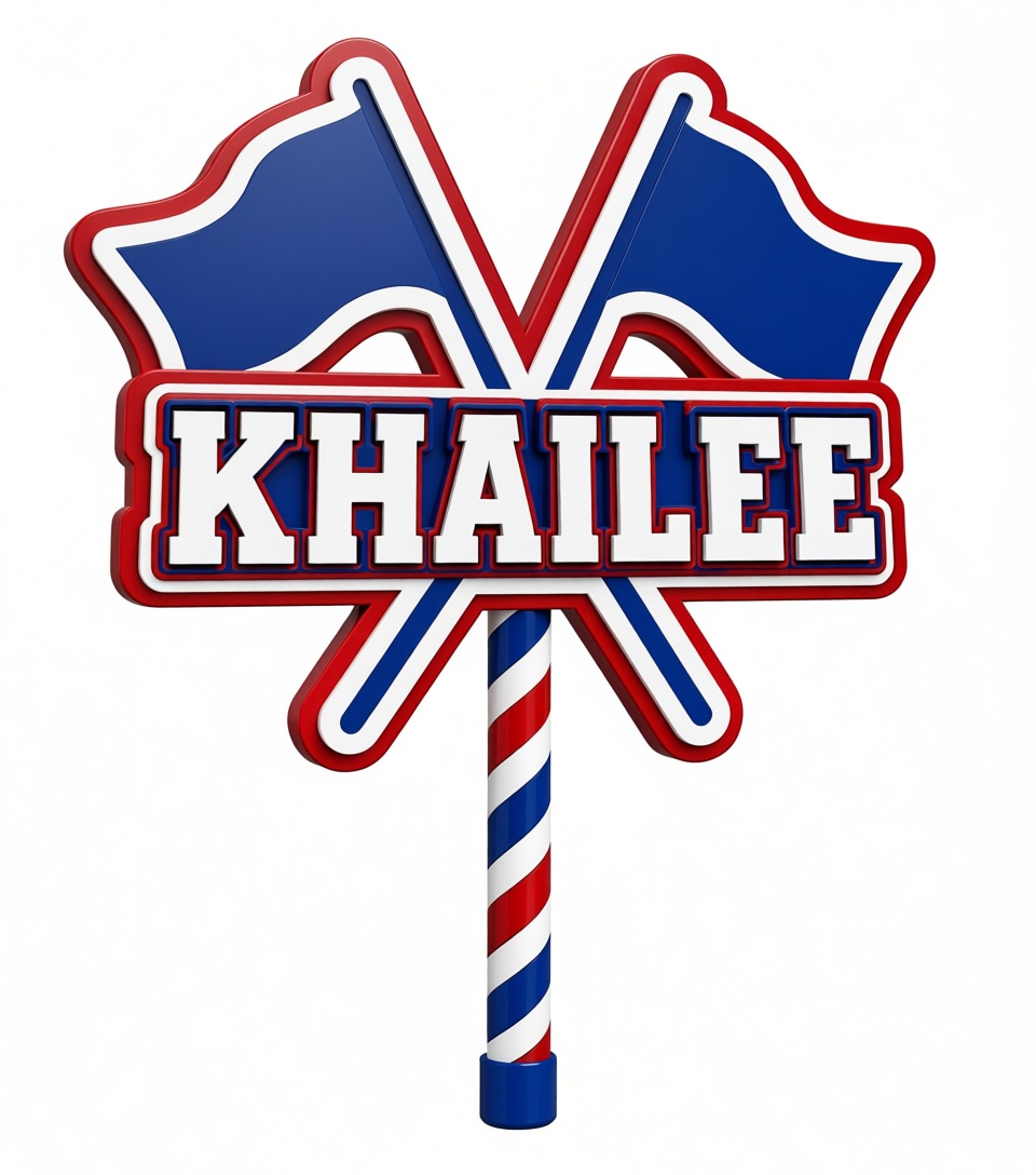 Khaillee Custom Sign free 3D printable STL