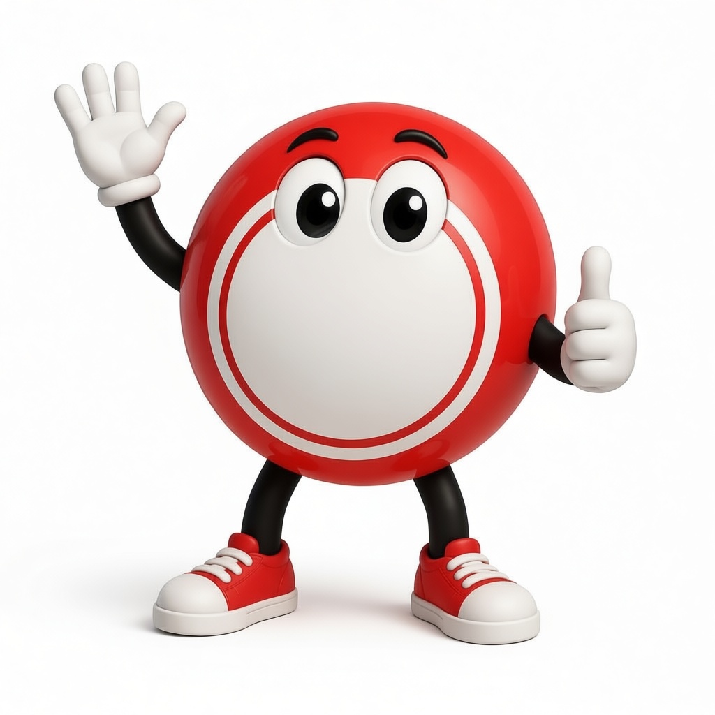 Red Billiard Ball Figurine free 3D printable STL