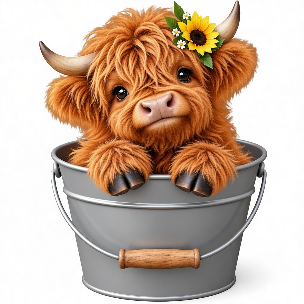 Highland Cow Figurine free 3D printable STL