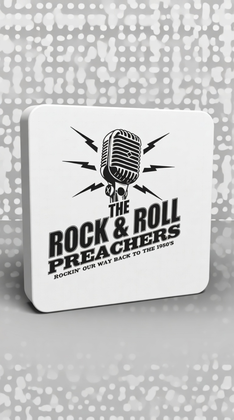 Rock & Roll Microphone Sign free 3D printable STL