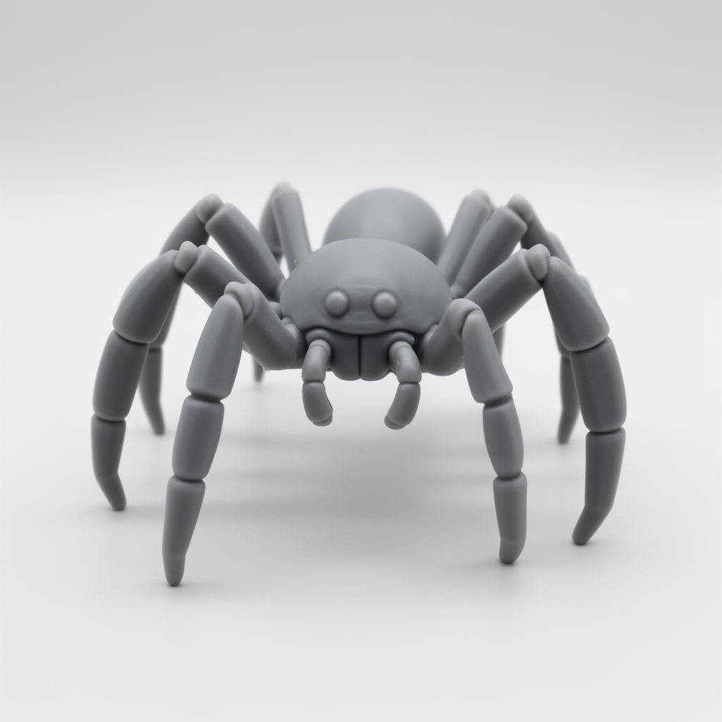 Flexible Spider Figurine free 3D printable STL