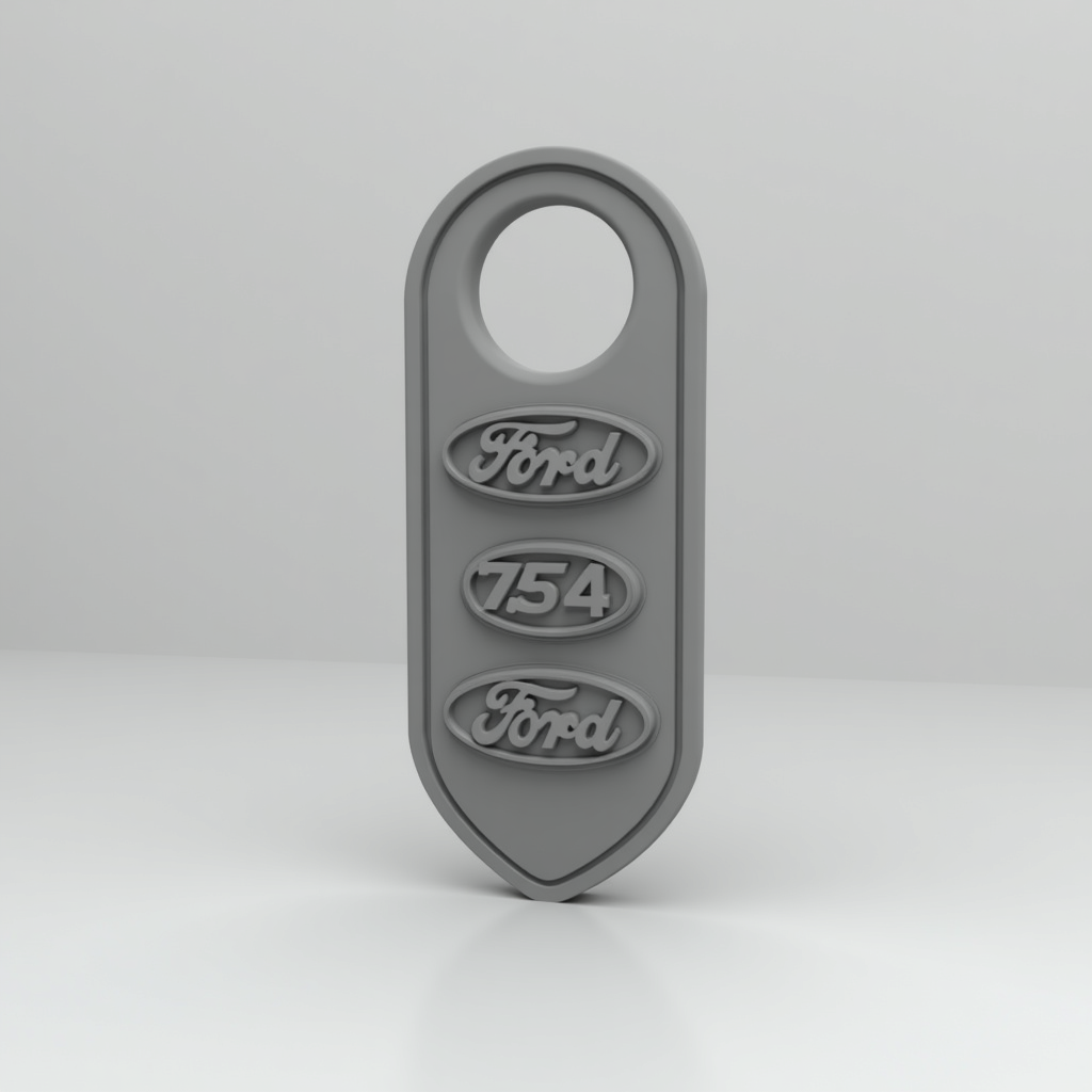 Ford F-550 Keychain free 3D printable STL