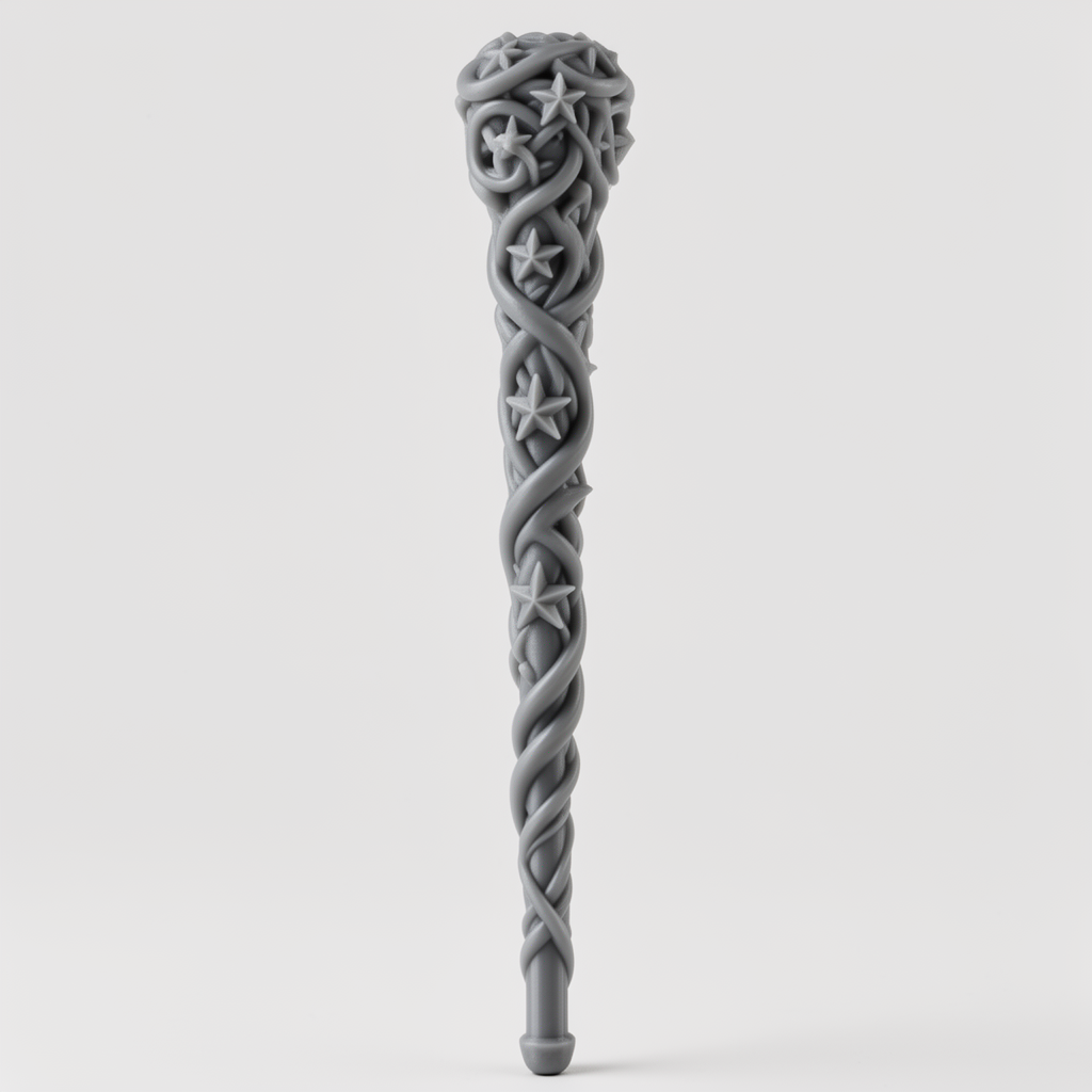 Twisted Vine Wand free 3D printable STL