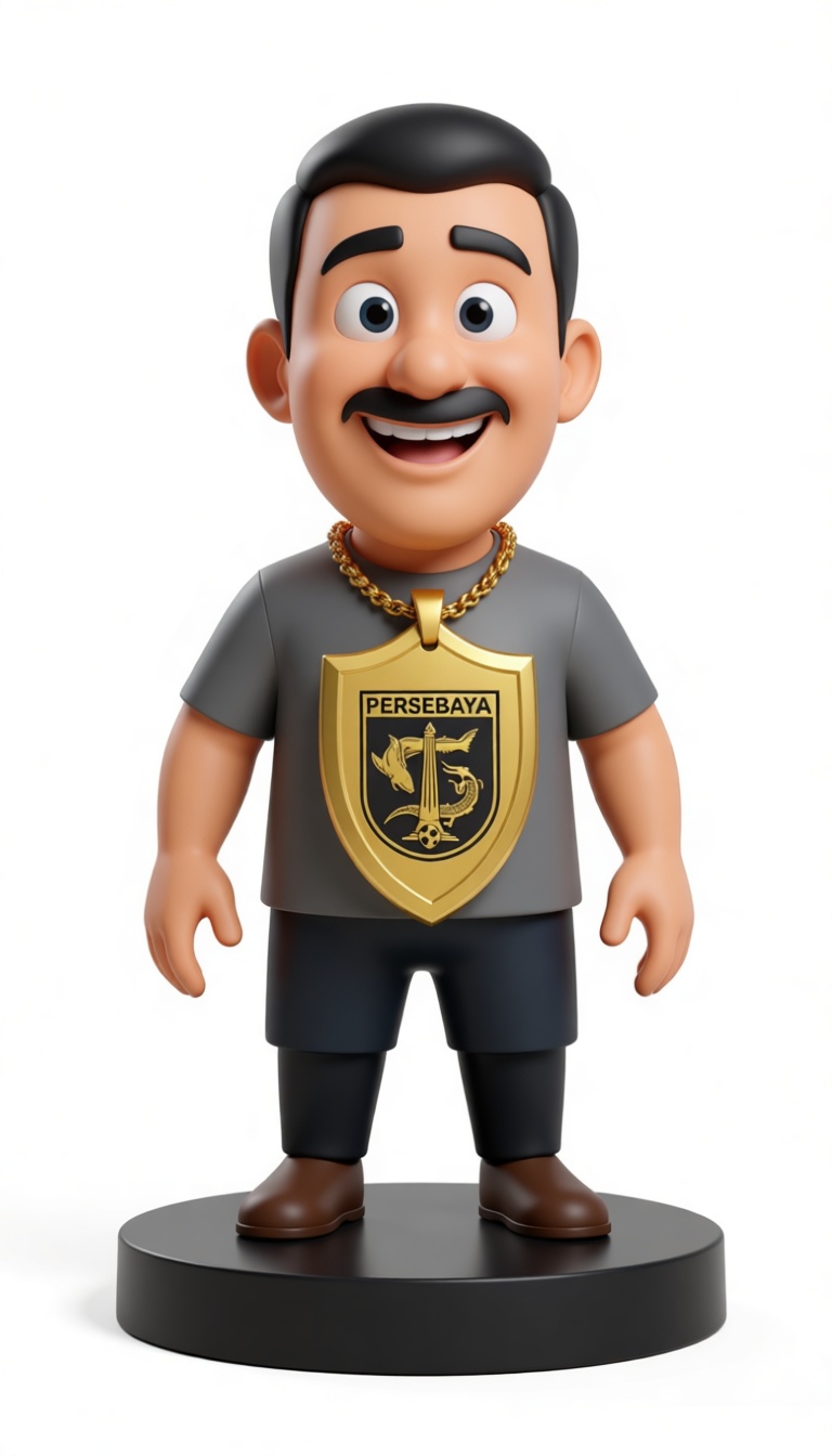 Persebaya Fan Figurine free 3D printable STL