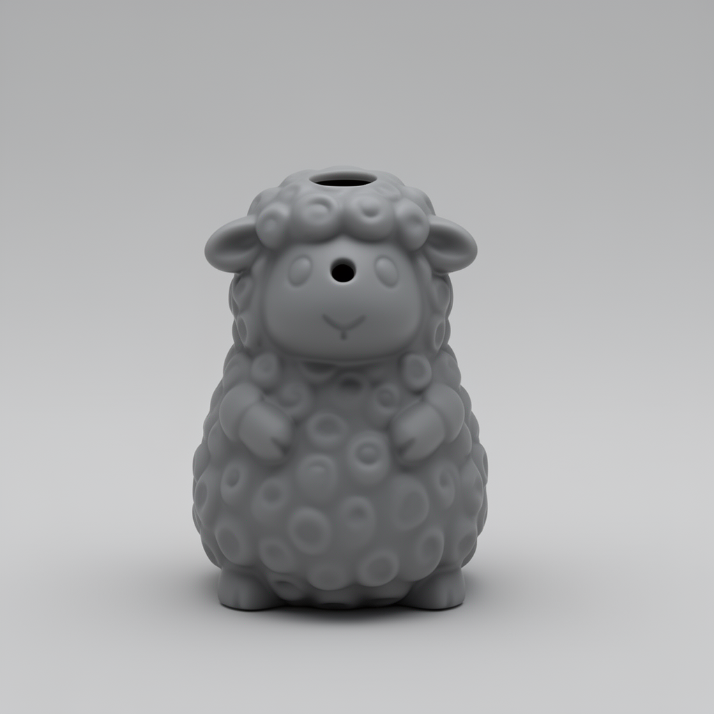 Cute Sheep Figurine free 3D printable STL