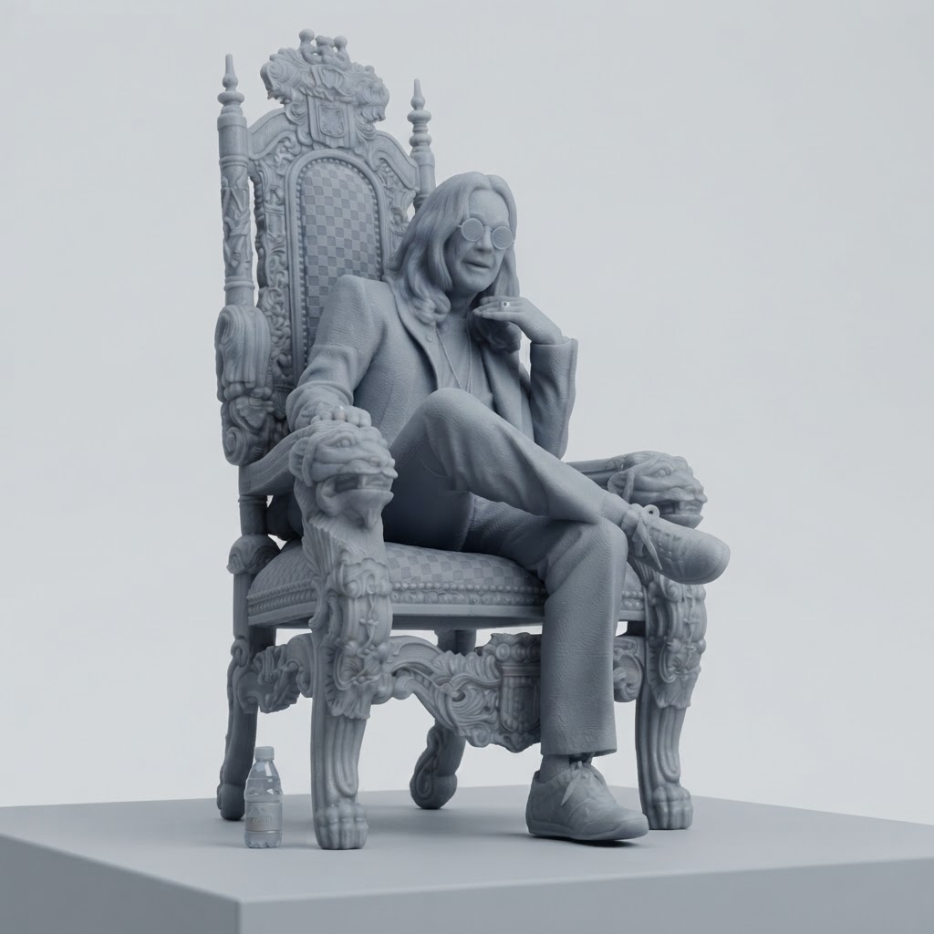 John Lennon Figurine free 3D printable STL