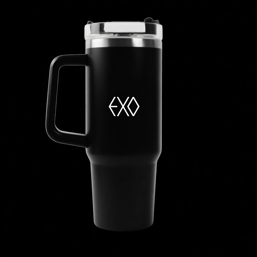 Black Travel Mug free 3D printable STL