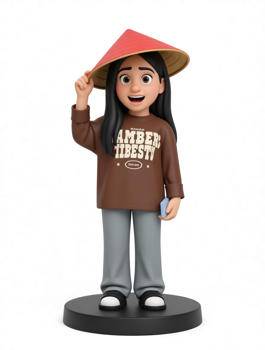 Asian Girl Figurine free 3D printable STL